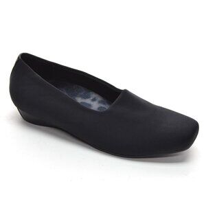 Vionic Treat Black Elastic Powell Loafers 6.5 M New